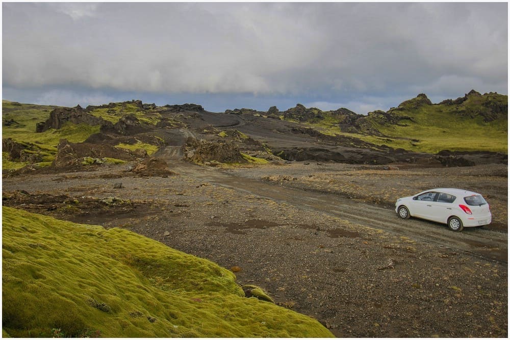 Unterwegs nach Þakgil kommt man sich teilweise vor wie in einer Mondlandschaft