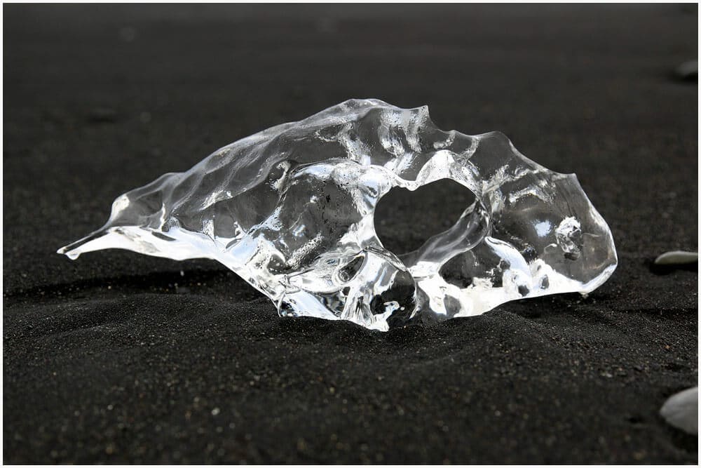 Ice at Black Beach