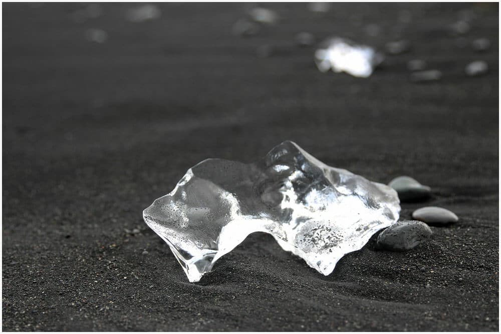 Ice at Black Beach