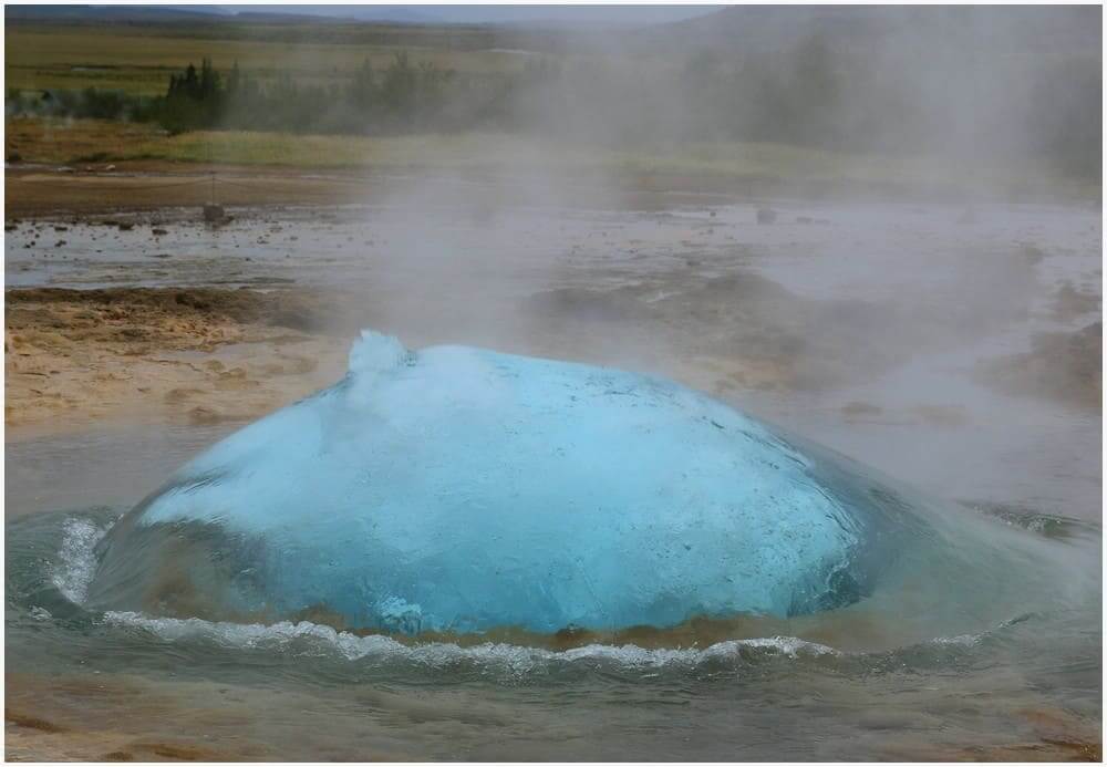 Strokkur Eruptionsblase