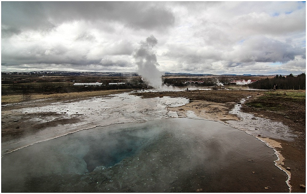 Einer der Pools in der Nähe vom Strokkur