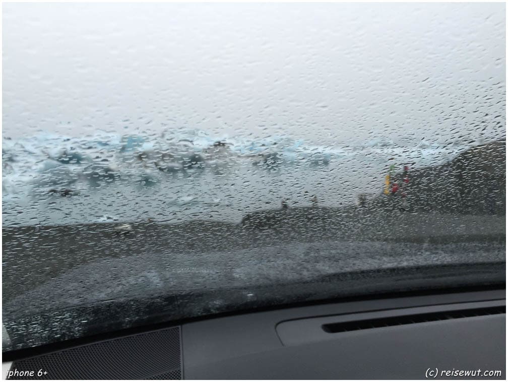 Jokulsarlon Glacier Lagoon .... warten ist erst einmal angesagt