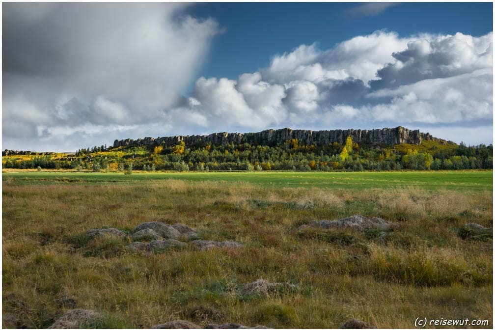 Unterwegs nach Hraunfossar