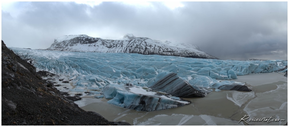 Panorama vom Svinafellsjökull