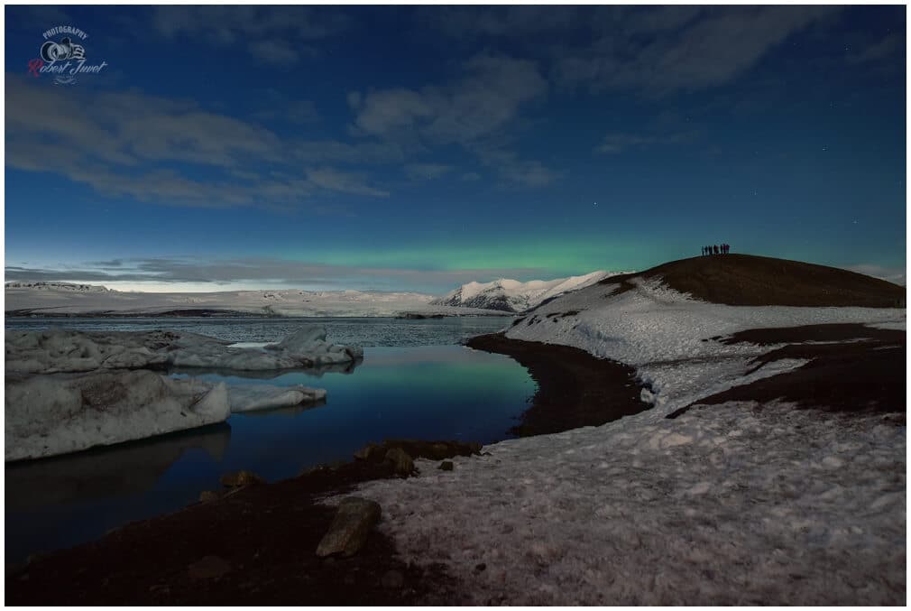 Northern Lights Glacier Lagoon Iceland Northern Lights Glacier Lagoon Iceland