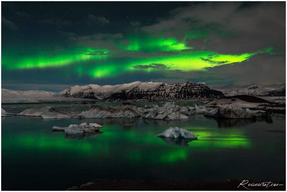 Perfekte Bedingungen für Fotos der Polarlichter