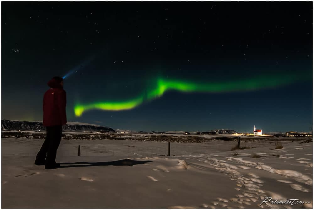 Nordlicht bei Selfoss