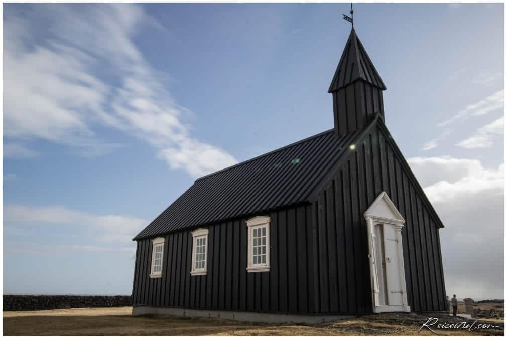 Búðakirkja, eine von wenigen schwarzen Kirchen auf Island