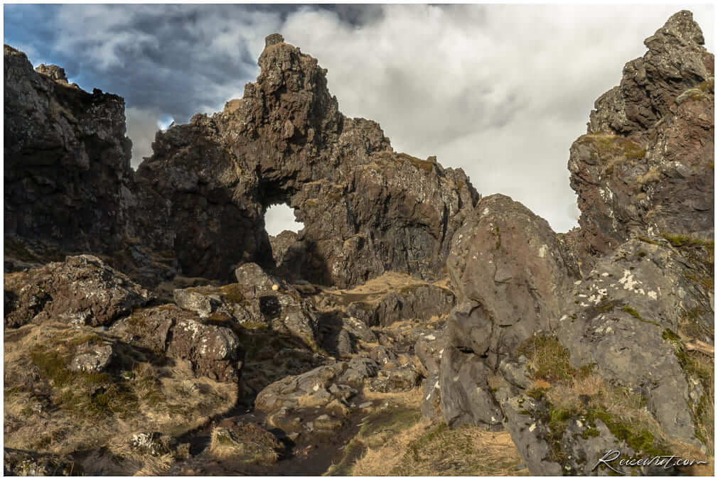 Arch am Path of Bulls bei Djúpalónssandur