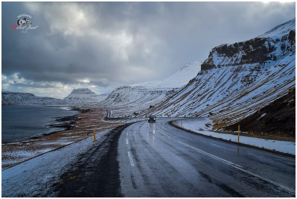 Die Straße, welche von Grundarfjördur nach Olafsvik führt.