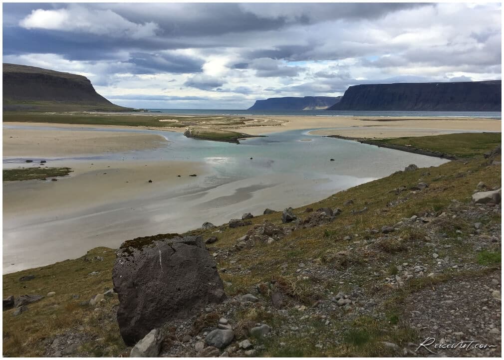 Bucht auf dem Weg nach Latrabjarg