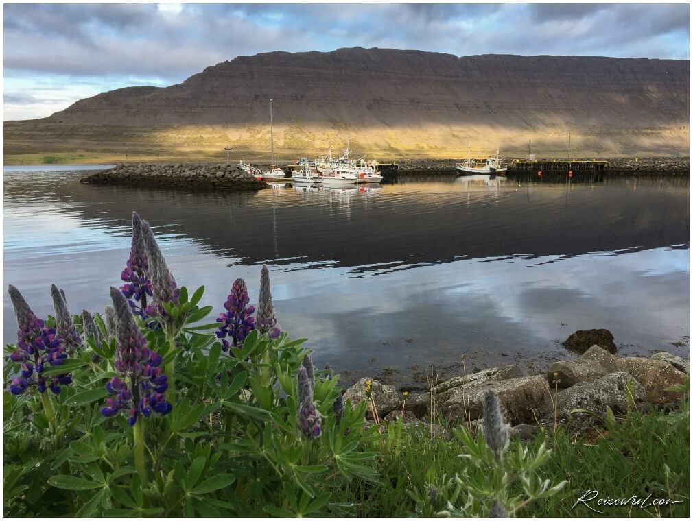 Der kleine Hafen von Sudavik