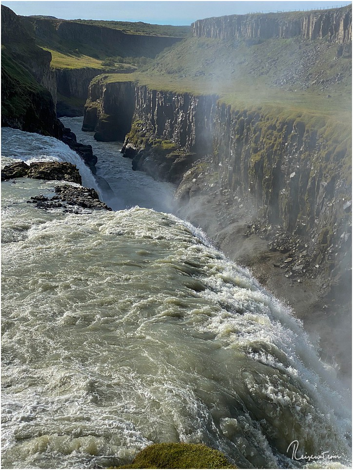 X-fach fotografiert ... der Gullfoss