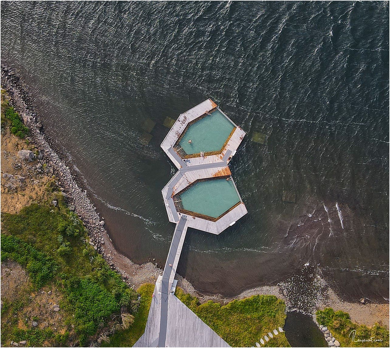 Vök Bath in der Nähe von Egilsstaðir