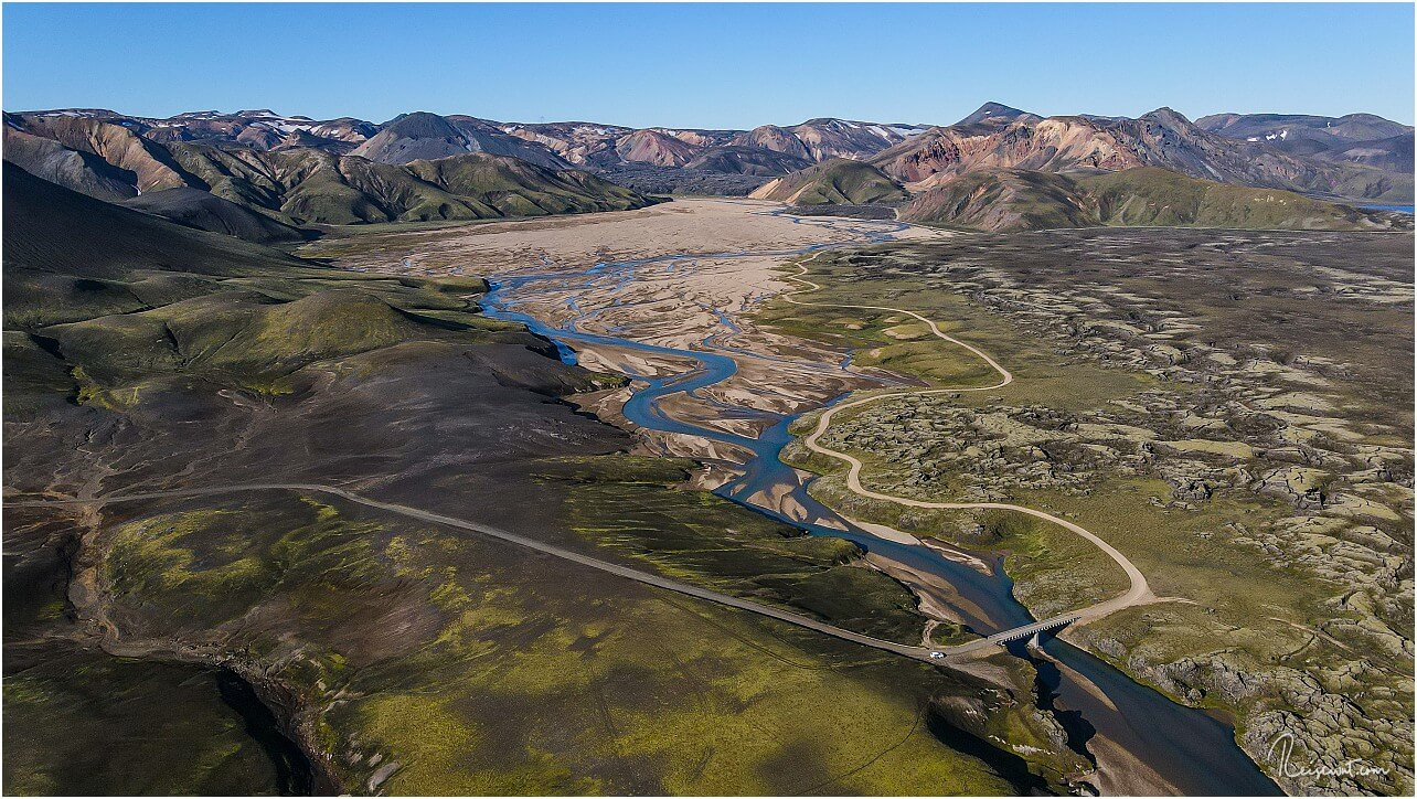 Der Blick in Richtung Landmannalaugar lässt einen sprachlos werden