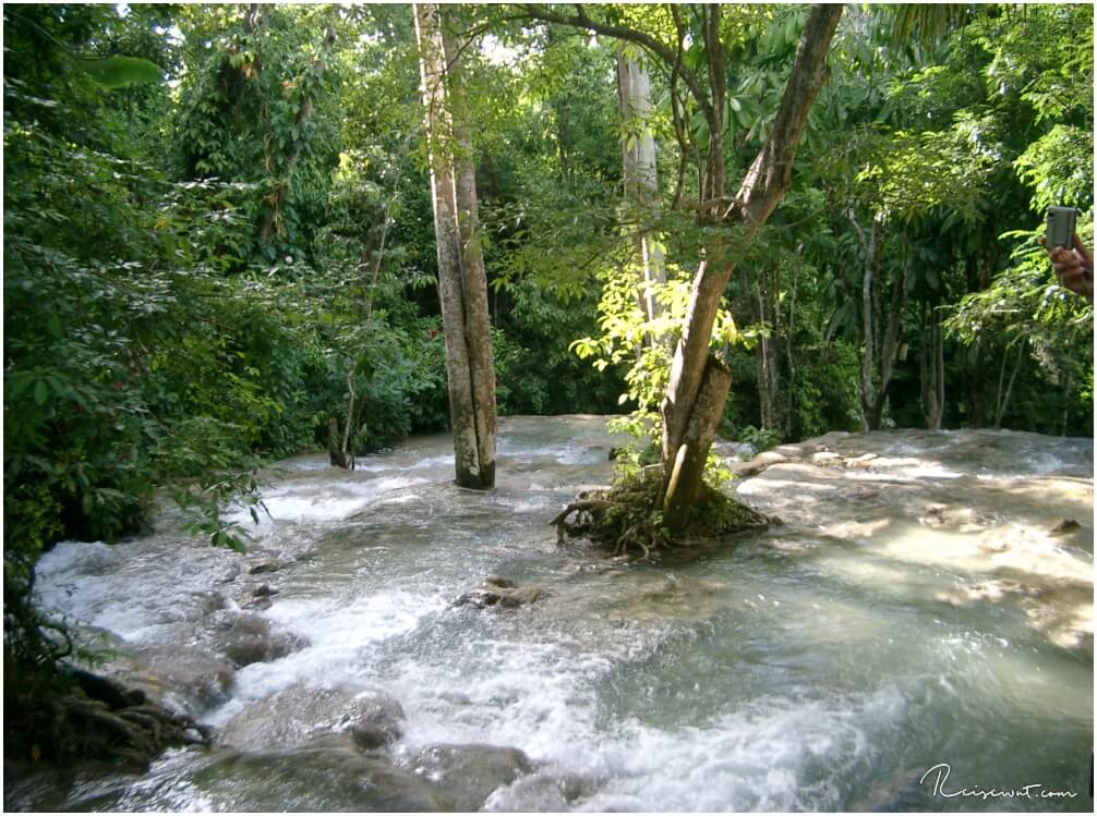 SO leer können die Dunns River Falls sein