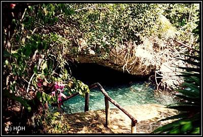 Cenote in Xcaret