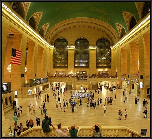 Der gigantische Eingangsbereich der Grand Central Station