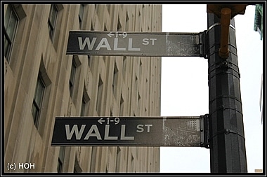 Wall Street Sign