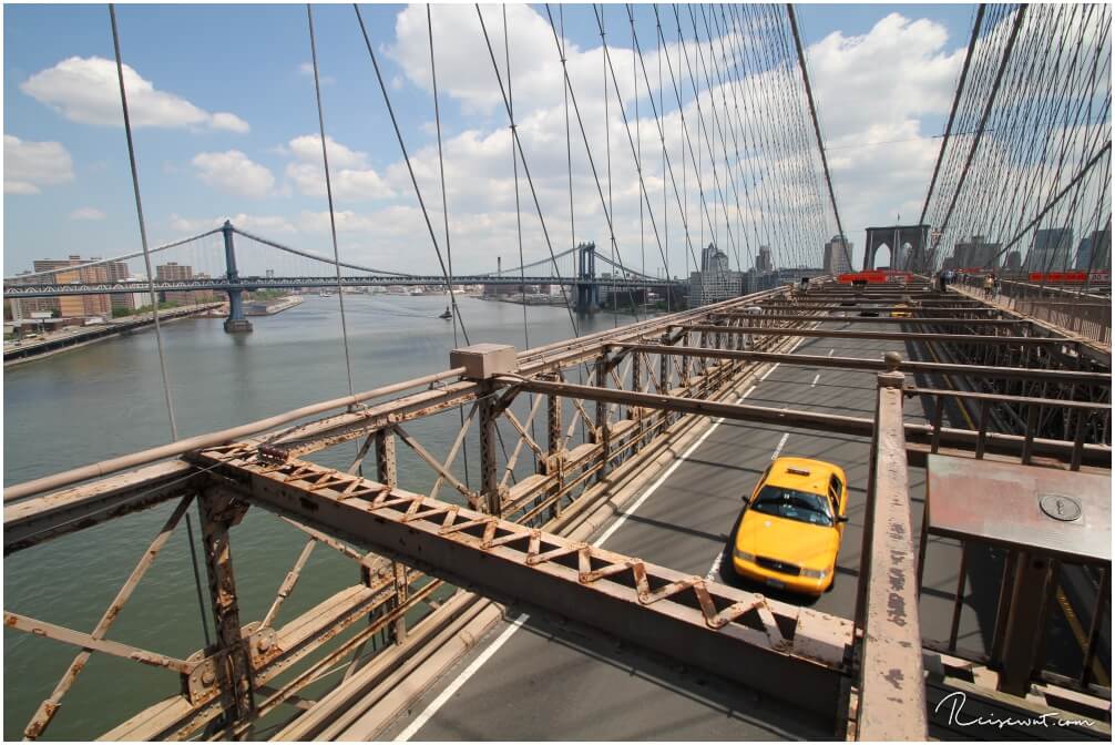 Typisches Szenario wenn man die Brooklyn Bridge überquert