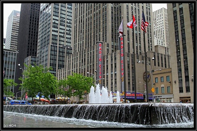 Gebäude der Radio City Music Hall in Manhattan