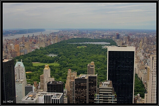 Blick auf den Central Park