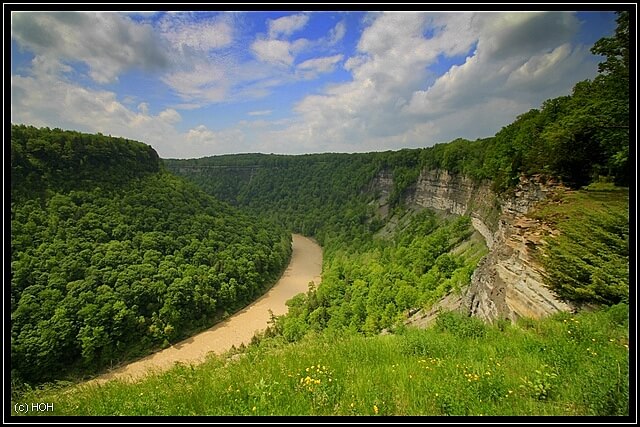 Big Bend Canyon im Letchworth State Park