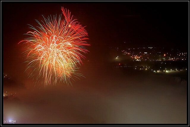 Feuerwerk am Abend