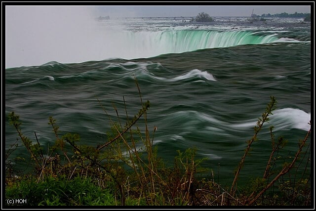An der Abbruchkante der Horseshoe Falls