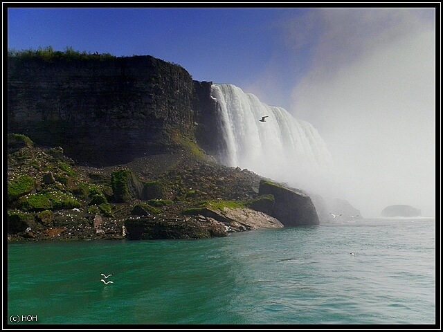 Wir steuern auf die Horseshoe Falls zu