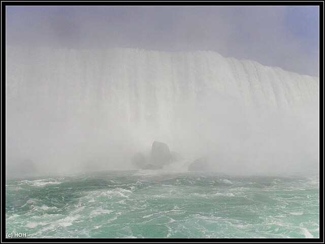 Inmitten der Horseshoe Falls