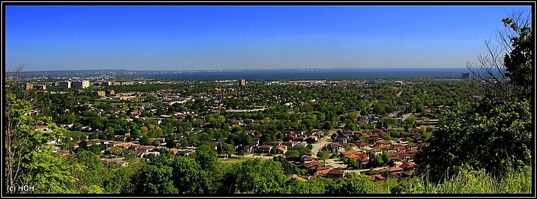 Panorama in Richtung Toronto