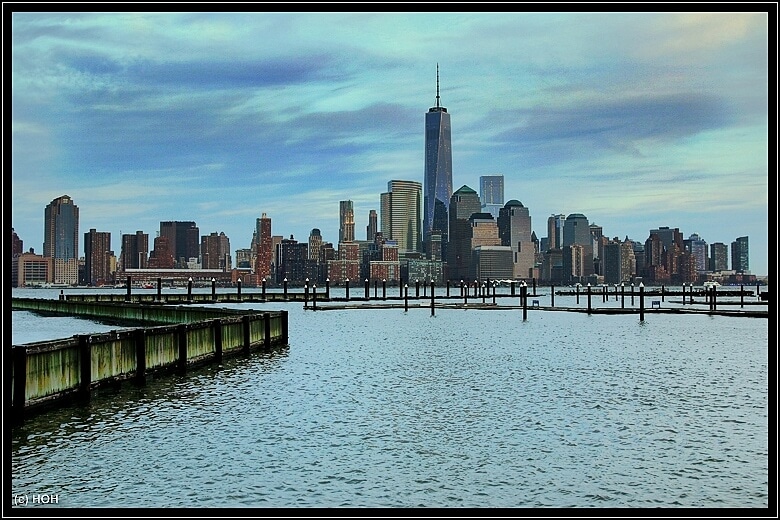 Nein, nicht Düsseldorf *lach* Manhattan Skyline vom Jersey Boardwalk