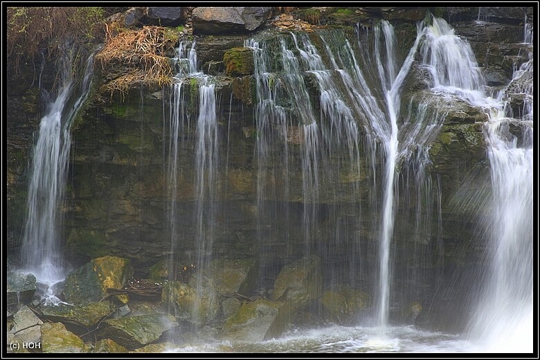 Akron Falls aus der Nähe