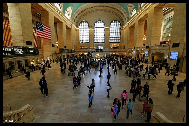 Reges Treiben in der Grand Central Station an einem relativ normalen Tag