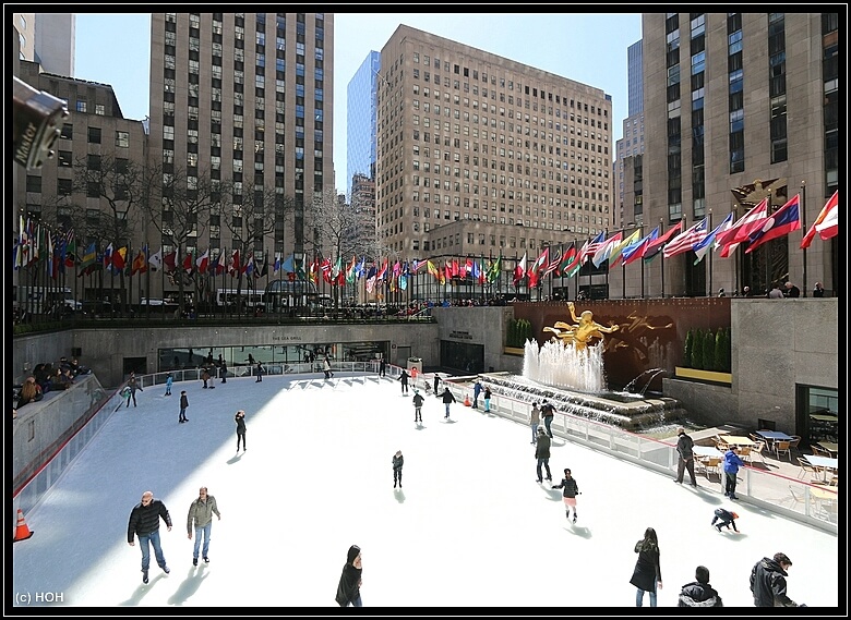 Ice Rink beim Rockefeller Center