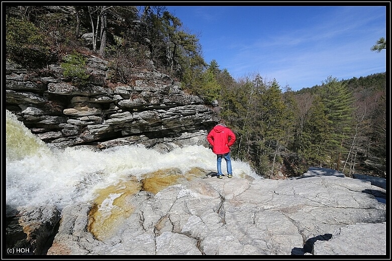 Awosting Falls Sturzkante