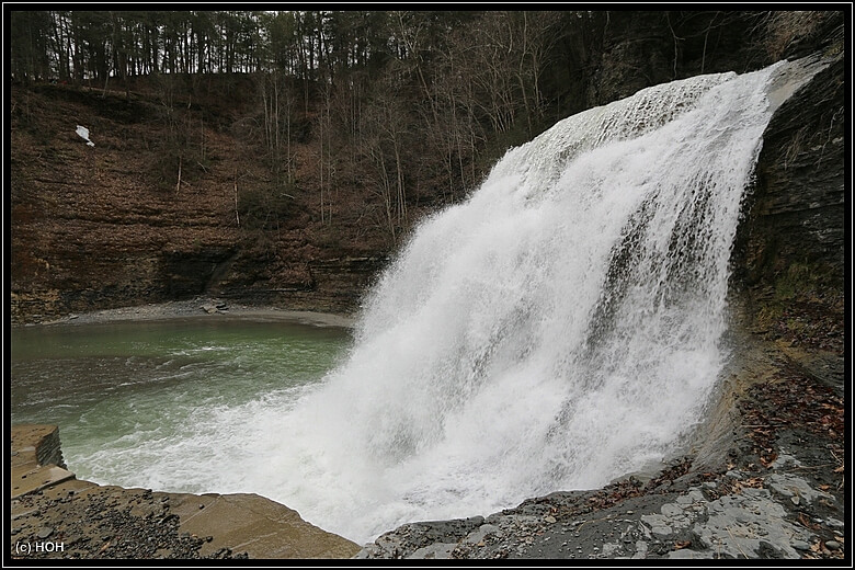 Lower Falls im Robert H Treman State Park