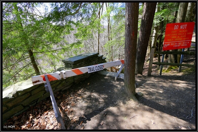 Trail (mal wieder) closed