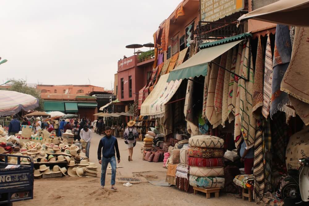 Markttreiben in Marrakesch