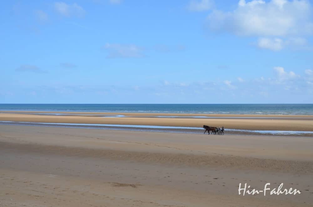 Weite Strände in der Normandie.