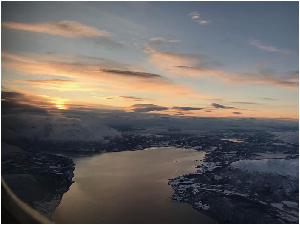 Wahnsinns Panorama über den Fjorden bei Tromsø
