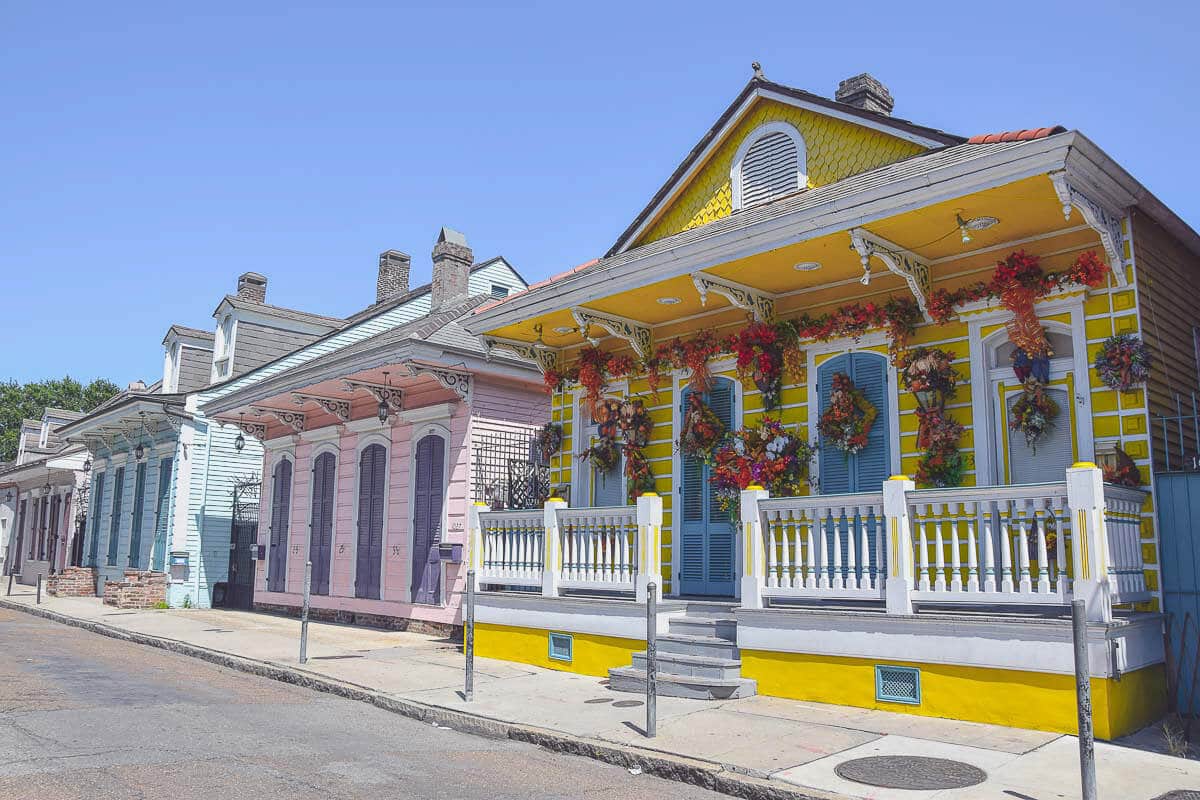 New Orleans - einfach zauberhaft mit seinen farbenfrohen Häuschen