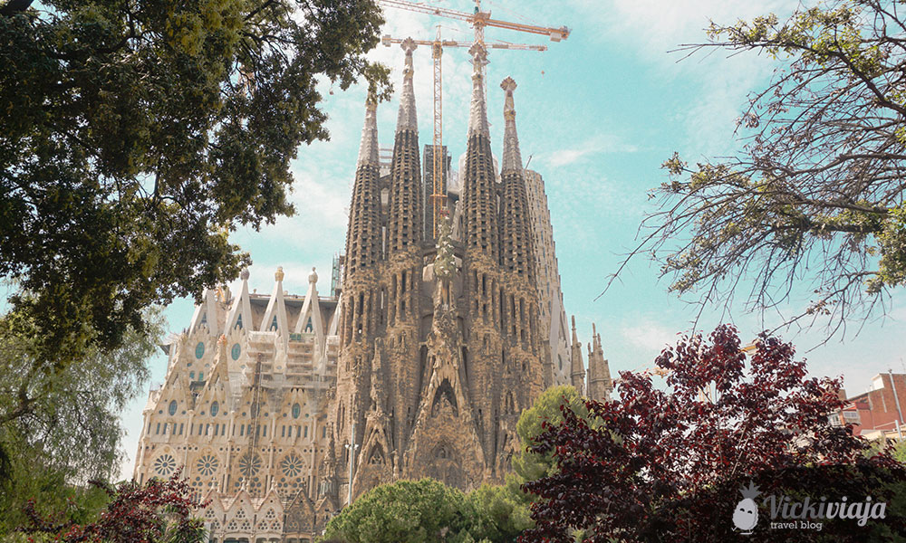 Die berühmte Sagrada Família in Barcelona