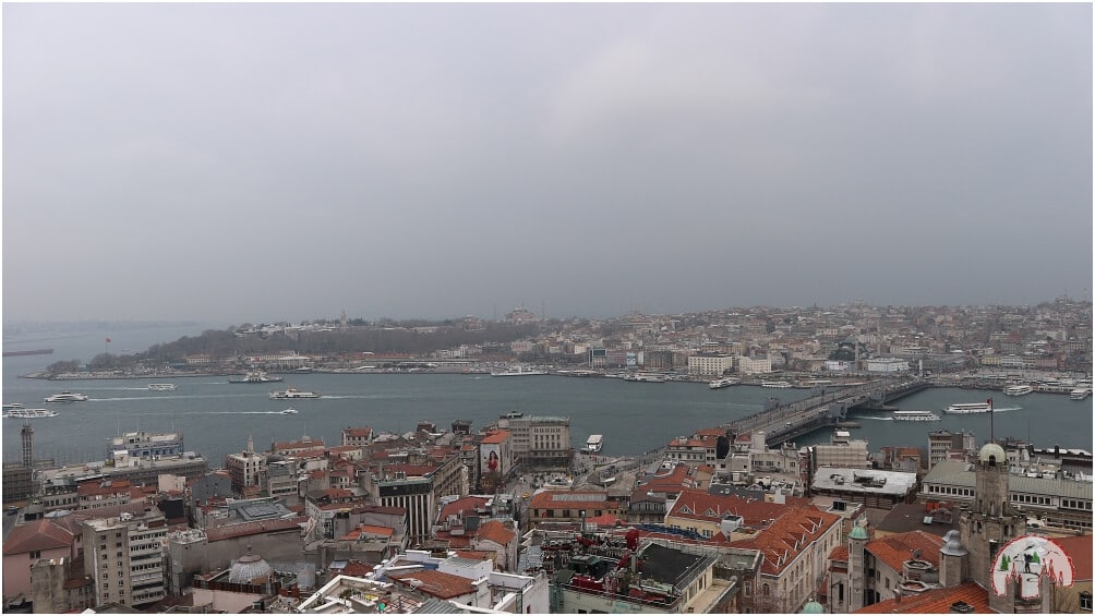 Die Aussicht vom 67m hohen Galata Tower