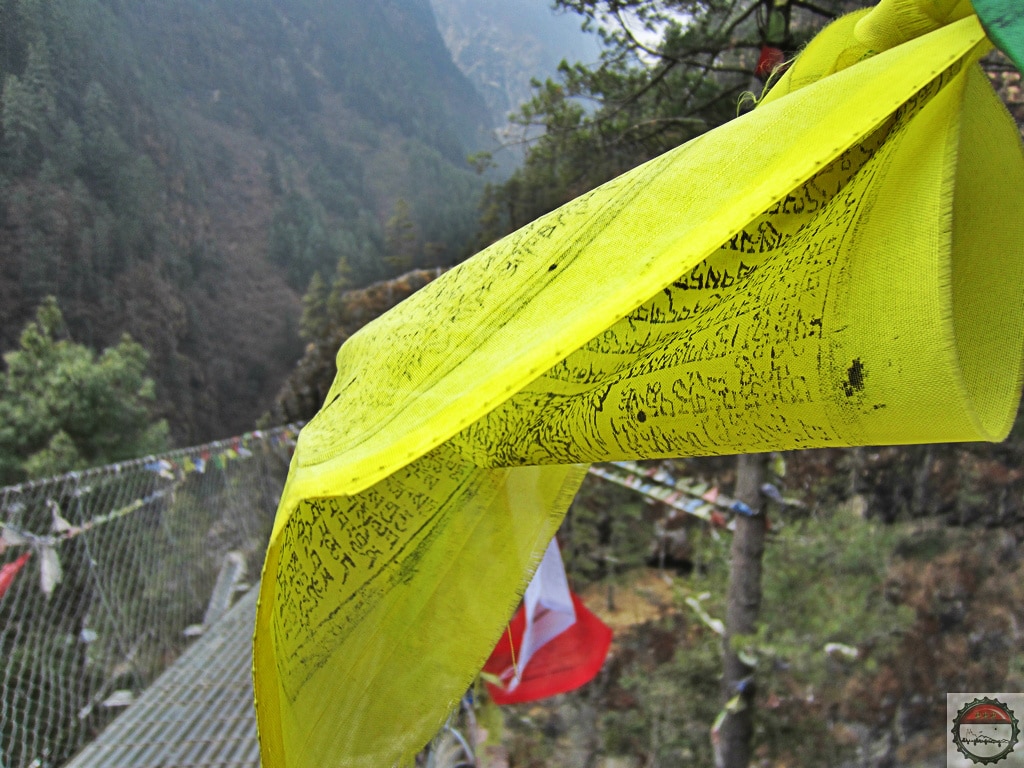 Edmund Hillary Bridge Everest Trek to Namche