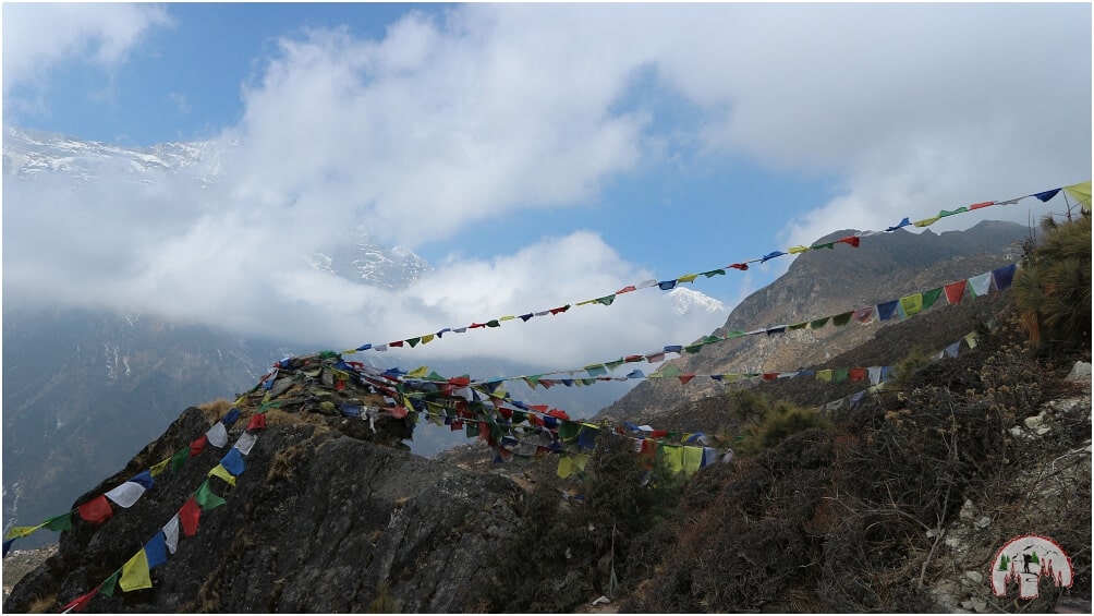 Gebetsfahnen Prayer flags Namche Bazar