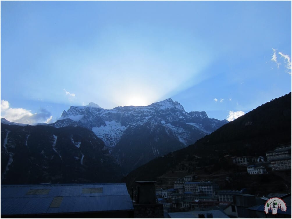 Kongde Ri Sunset in Namche Bazar Everest Trekking