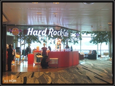 Hard Rock Cafe am Flughafen Singapore