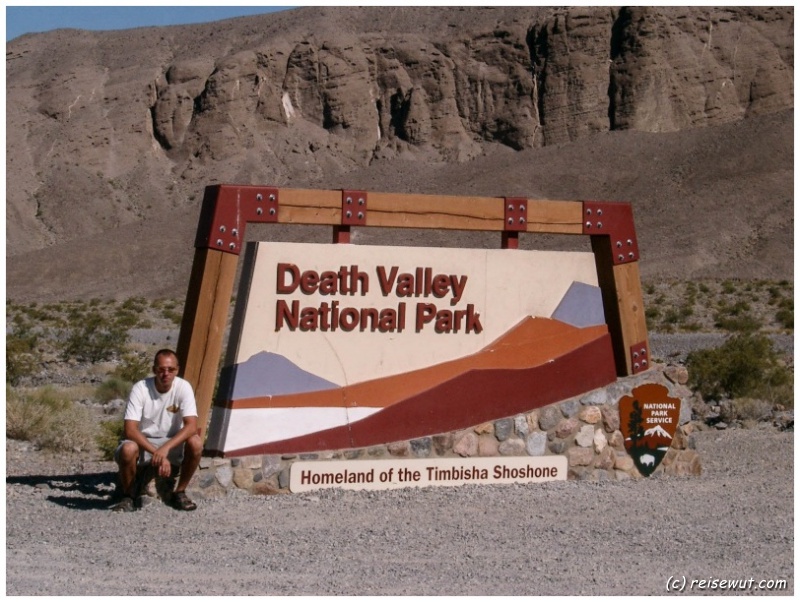 Der Eingang vom Death Valley